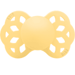 BIBS Infinity, symétrique, silicone, 3-36 mois (taille 2), pale-butter