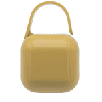 Maxibaby Nordic boîte à tétines avec gravure, mustard