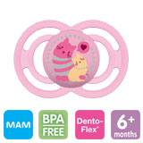 MAM Perfect, symétrique, silicone, taille 2 (rose)