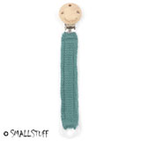 Attache tétine tricotée Smallstuff, Dark Green
