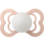 BIBS Supreme GLOW, symétrique, silicone, 6-18 mois (taille 2), blush-glow