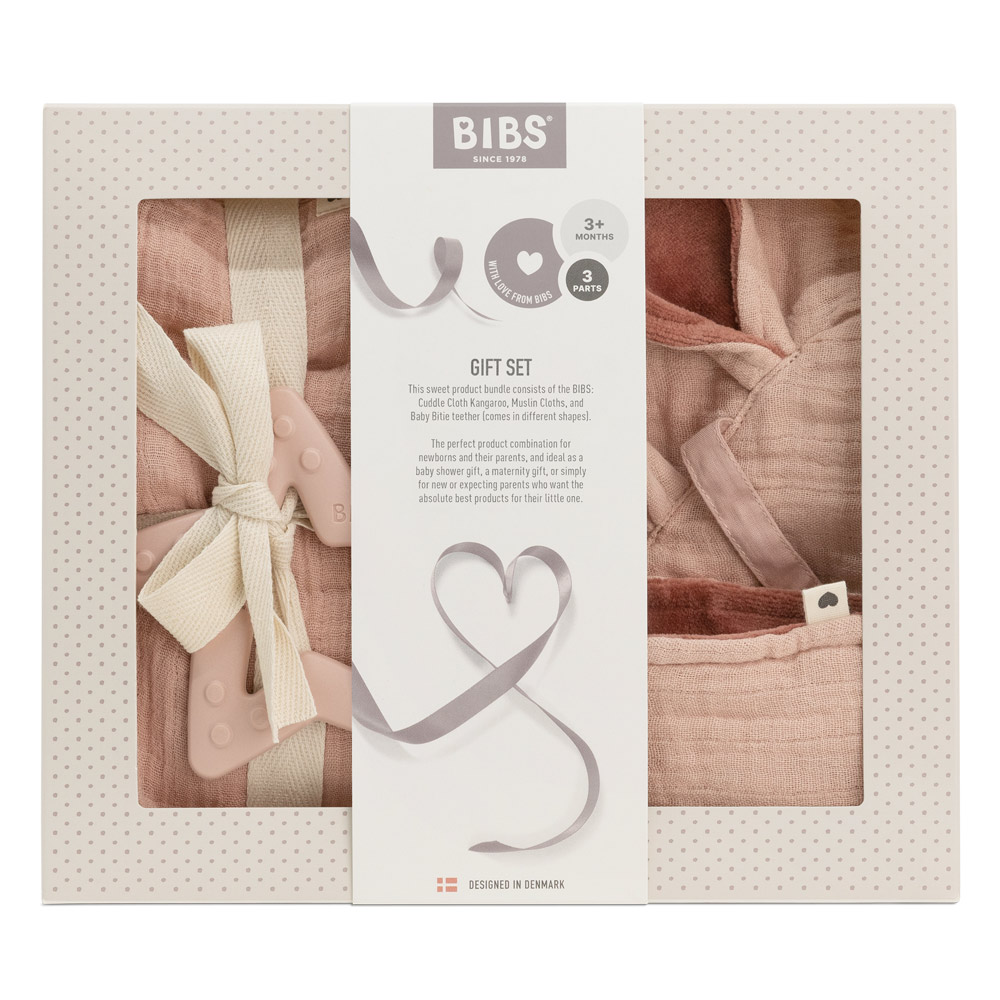 Coffret Cadeau BIBS pour Baby Shower, Blush